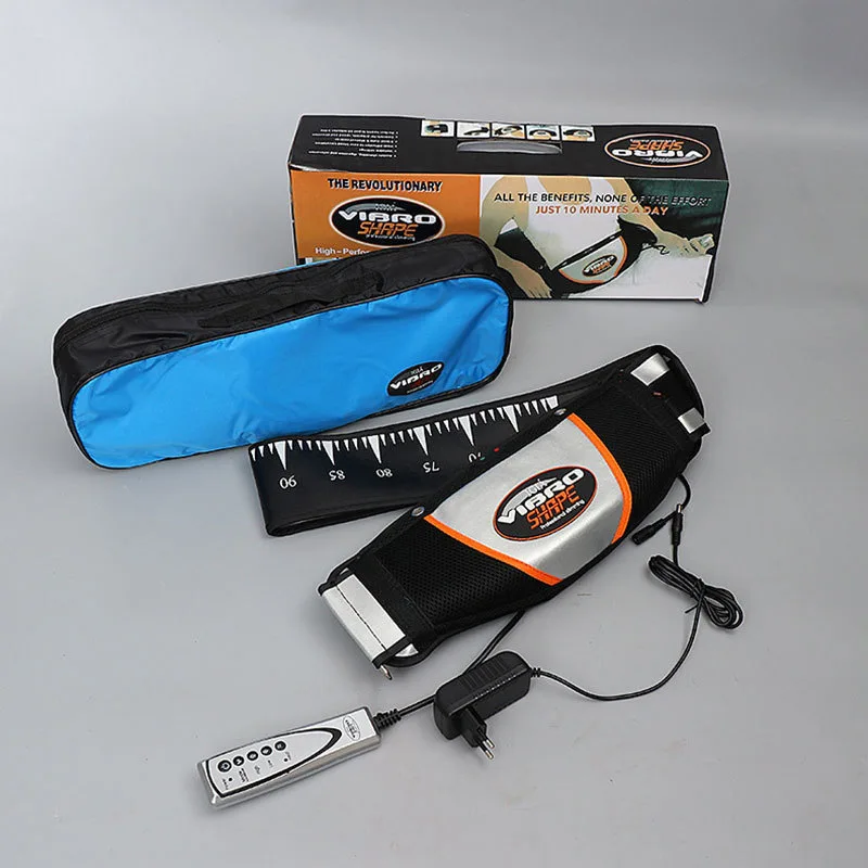 Crossfit Belt - Elektrischer Fitness-Schlankheitsgürtel Bauch-Vibrationsmassagegerät mit Wärmefunktion zur