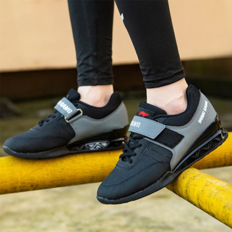 Weightlifting Shoes - Professionelle Gewichtheberschuhe, Gewichtheberschuhe, High-Top-Fitnessstudio, Training, Bodybuilding,
