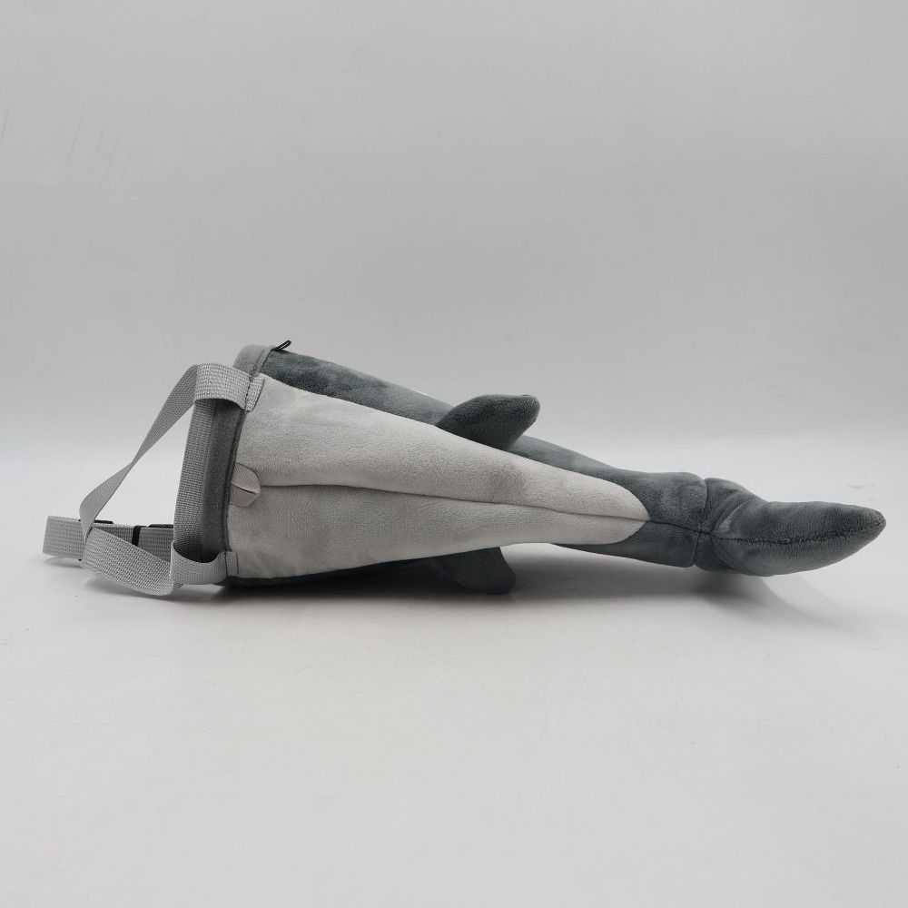Chalk Bag - Flanell-Hai-Kreidebeutel, Kletterbeutel für Kletterer, Bouldering-Tasche, Grauer