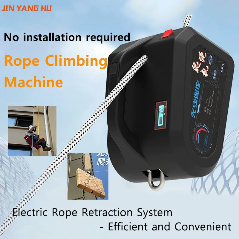 Rope Climb - Drahtloser, ferngesteuerter, mit Lithium-Batterie betriebener Kletterzug,