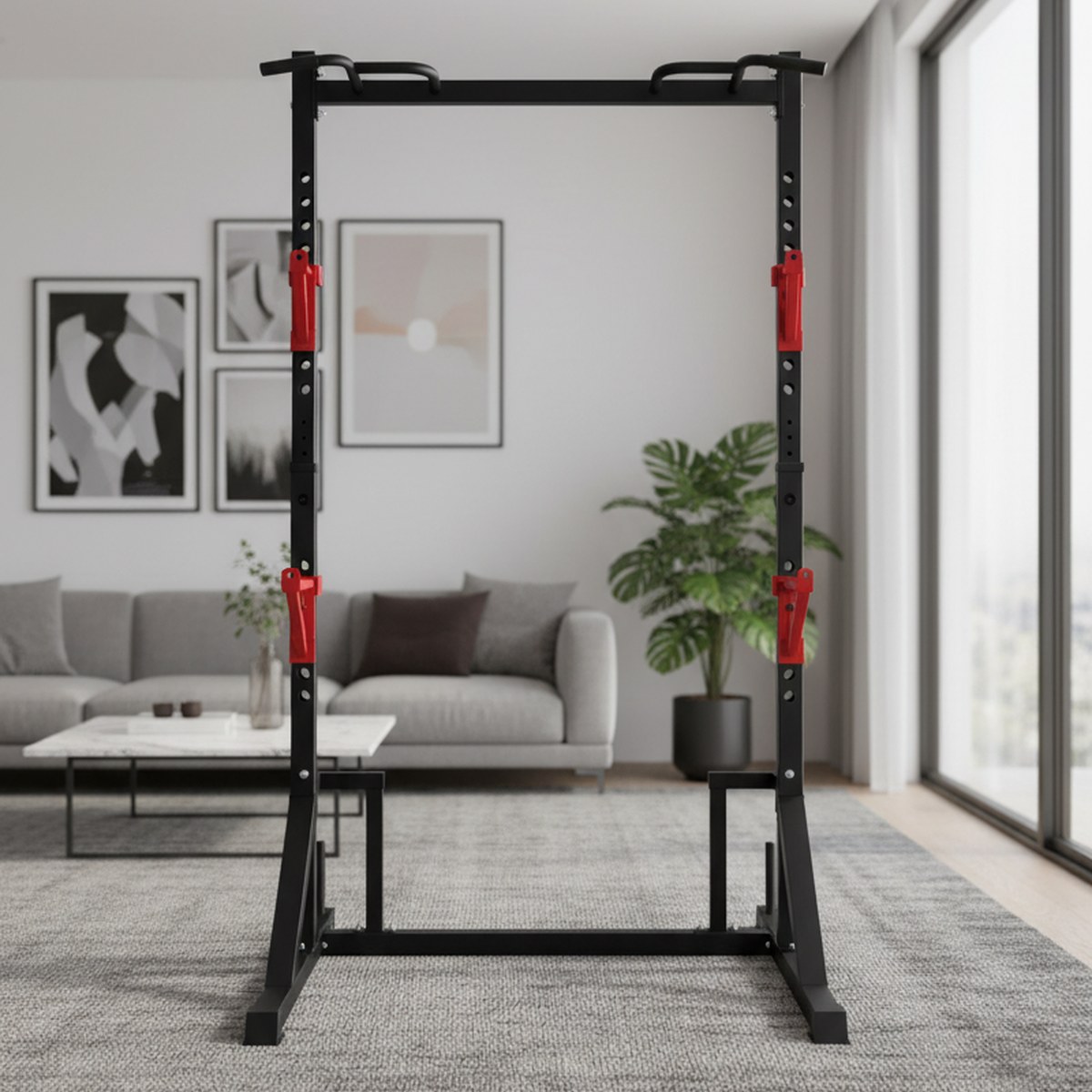 Verstellbares Power Rack mit K – Pull Up Bar Bewertung und Preis