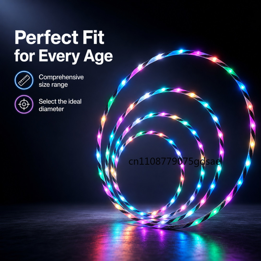 60-90cm LED Leuchtsportreifen  – Gymnastic Ring Bewertung und Preis