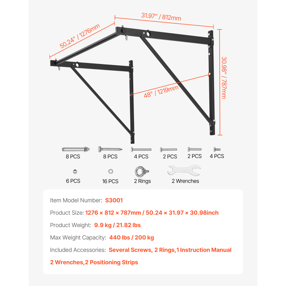 Ye Wandmontierte Hochleistungs – Pull Up Bar Bewertung und Preis
