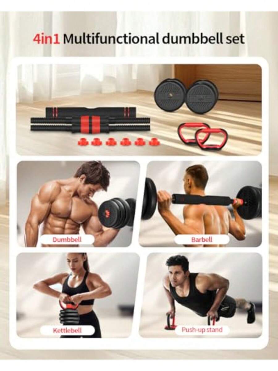 Verstellbare Hanteln, 20/30/40 – Kettlebell Bewertung und Preis