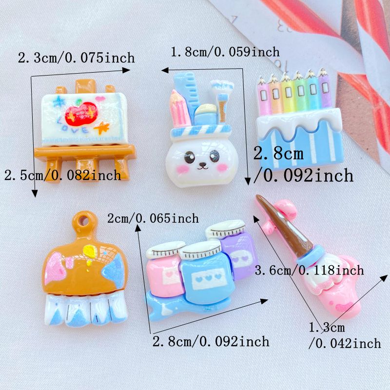 10 Stück neue süße Harz-Cartoo – Chalk Bag Bewertung und Preis