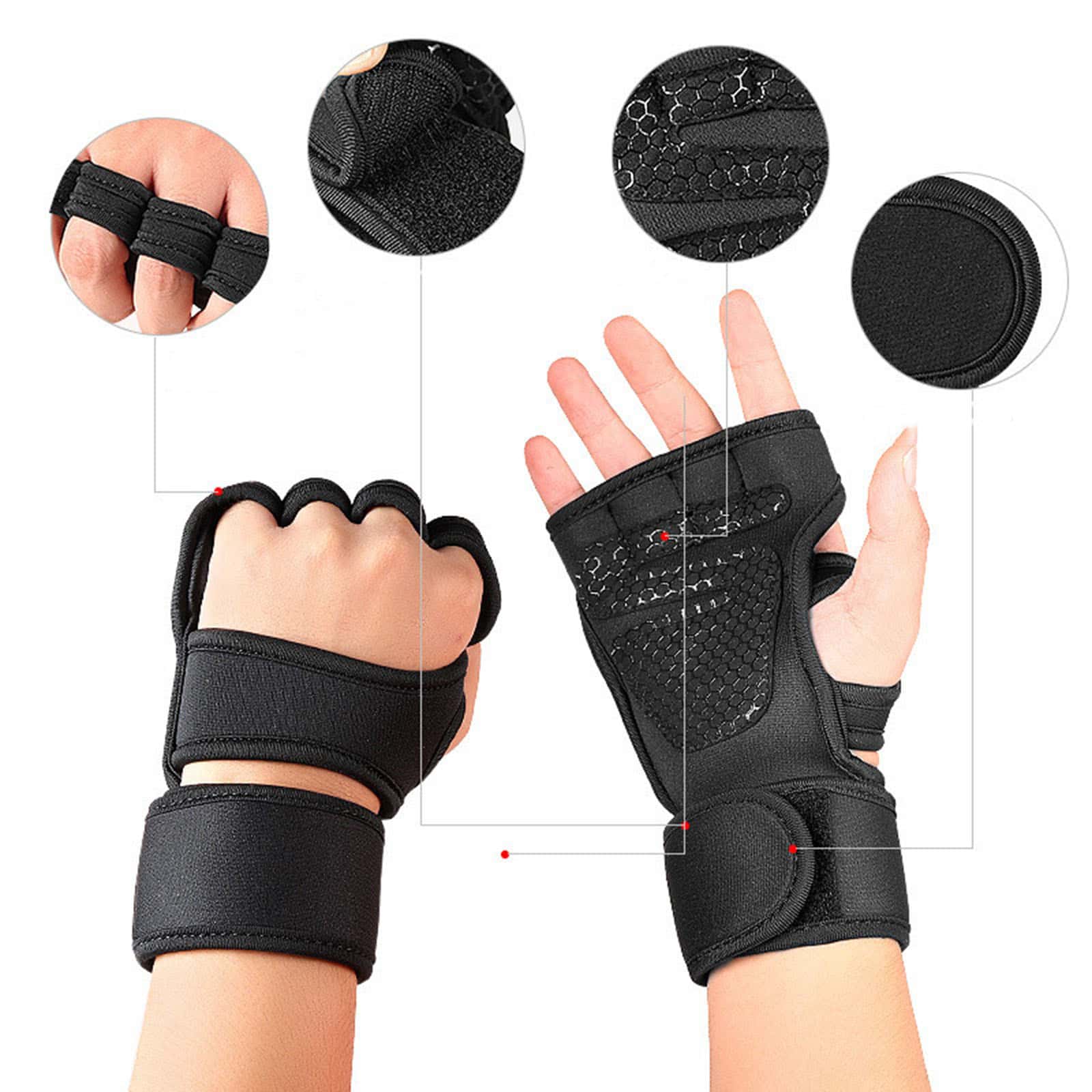 1 Paar Sport-Cross-Training-Fa – Weightlifting Gloves Bewertung und Preis