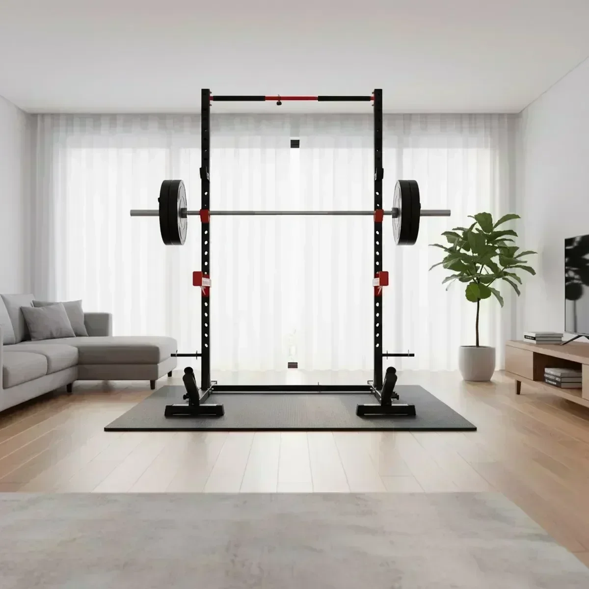 Verstellbares Home-Gym-Kniebeu – Pull Up Bar Bewertung und Preis