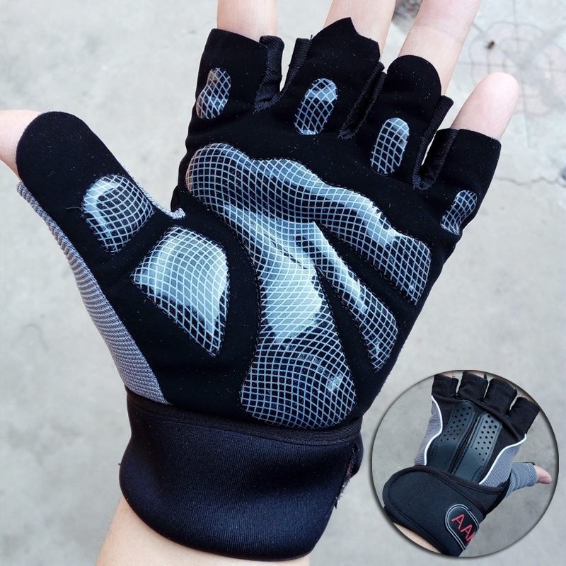Halb finger Guantes Schutz Spo – Weightlifting Gloves Bewertung und Preis