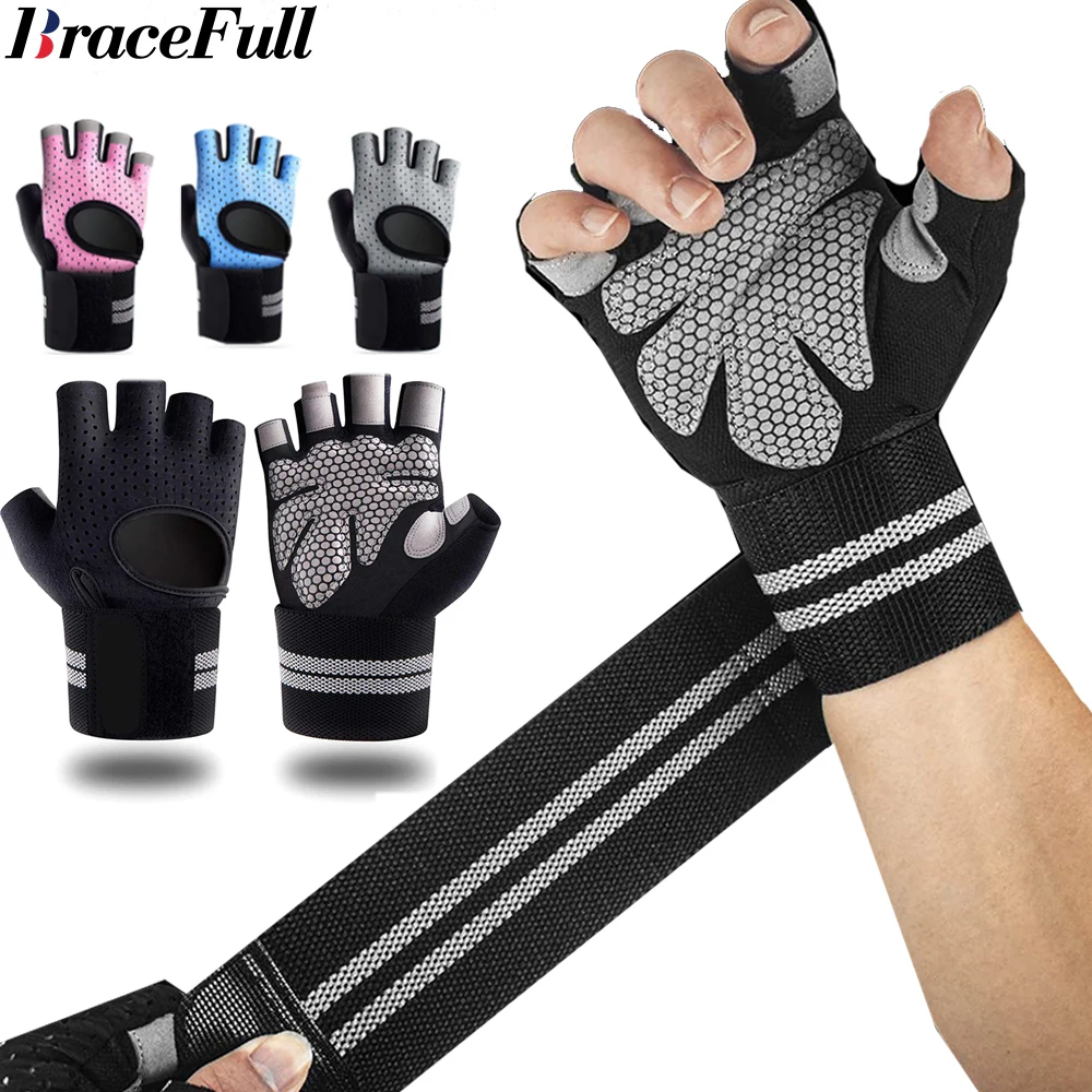 1 Paar Halbfinger-Fitness hand – Weightlifting Gloves Bewertung und Preis